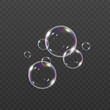 Illustration. Ellipse in the form of soap bubbles. Bubbles from washing. Bubble. Shampoo, foam.