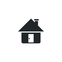 Leinwandbilder - Home icon template color editable. house symbol vector sign isolated on white background illustration for graphic and web design.