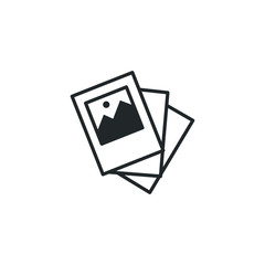 Aufkleber - flyer icon template color editable. brochure symbol vector sign isolated on white background illustration for graphic and web design.