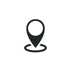 Leinwandbilder - Map pins icon template color editable. pin point symbol vector sign isolated on white background illustration for graphic and web design.