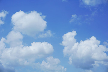 blue sky with white clouds
