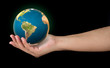 © TANABOON - human hand hold the world to protect from global warming