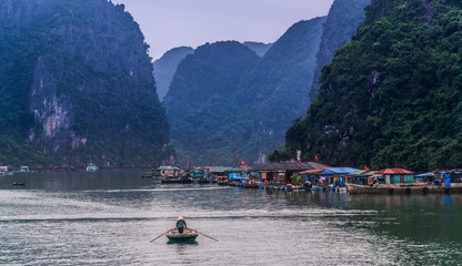 Natural scenery of Halong Bay, Vietnam