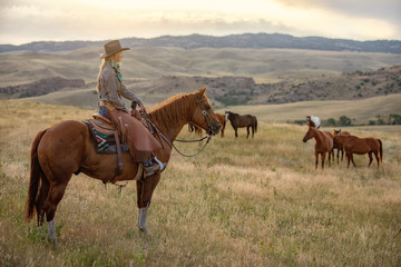 working cowgirl