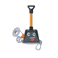 Sticker - An icon of snow shovel having a megaphone