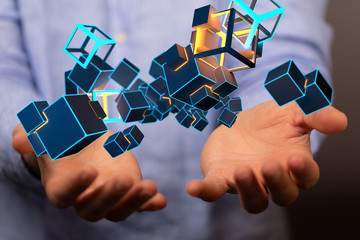 using cloud technology to send and receive files.