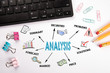 © STOATPHOTO - Analysis. Business, Finance, Goals and Achievements Concept. Chart with keywords and icons