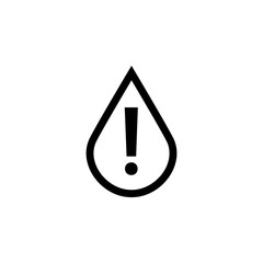 Canvas Print - flood sensor icon. clipart image isolated on white background
