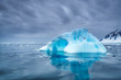 Piece melting iceberg in arctic water