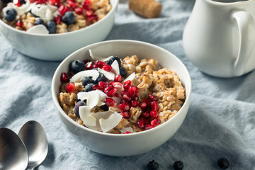 Canvas Print - Hot Cooked Muesli Oatmeal