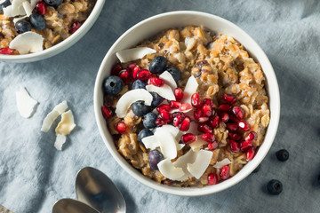 Canvas Print - Hot Cooked Muesli Oatmeal