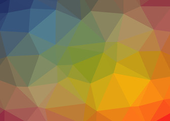 Abstract Trianglify gradient Generative Art background illustration