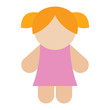 Isolated doll icon