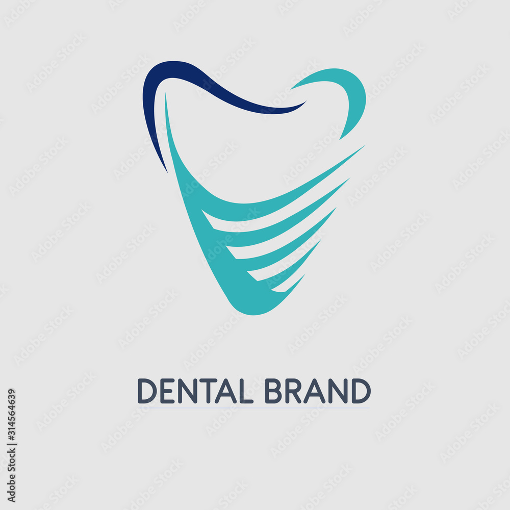 Dentist dental logo icon vector template Stock Vector | Adobe Stock