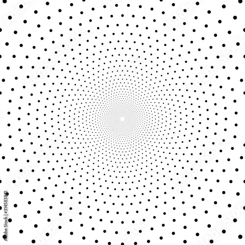 Dekoracja na wymiar  streszczenie-kolo-czarnych-kropek-efekt-poltonow-nowoczesne-tlo-wektor-wzor