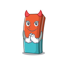 Sticker - Devil eraser Cartoon in character with design