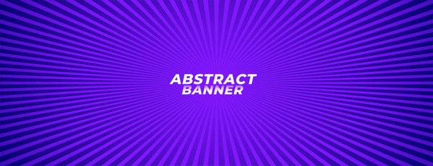 Sticker - abstract purple zoom line rays background design