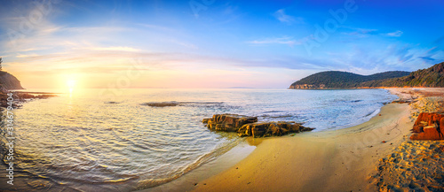 Fotografía Sunset in Cala Violina bay beach in Maremma, Tuscany