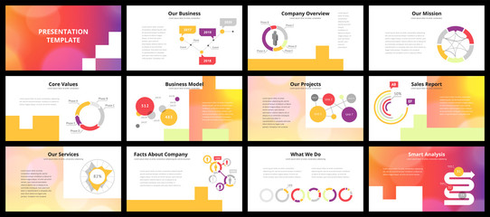 Sticker - Business presentation templates