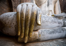 Big Buddha, Sukhothai, Thailand : Wat Si Chum Is A Historic Temple Site In Sukhothai Historical Park, Sukhothai Province,Thailand