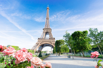 eiffel tour and paris cityscape