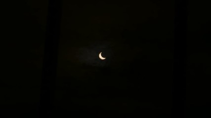 Wall Mural - annular solar eclipse from mumbai long clip