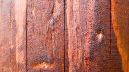 Wall Mural - Brown vintage wooden background from boards. Dark brown aged wood texture with natural striped pattern for background, wooden surface for add design decoration text or artwork.