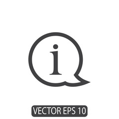 Information Icon Design, Vector Template