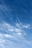  blue sky and white clouds