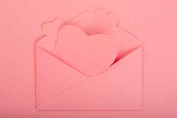 Wall Mural - Pink love letter