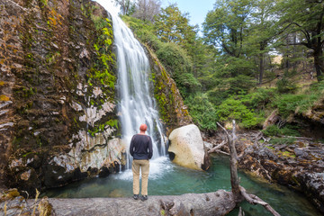 Wall Mural - Waterfall in Chile