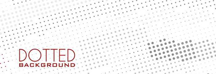 Leinwandbilder - Simple dotted background in gray and red dots. Vector pattern