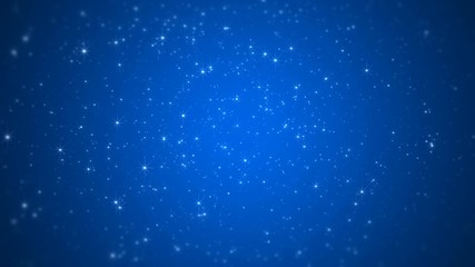 sparkling stars blue glitter background space