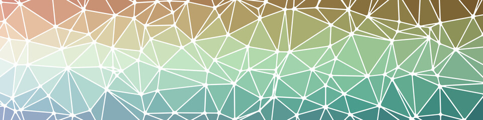 Abstract Low Polygon gradient Generative Art background illustration