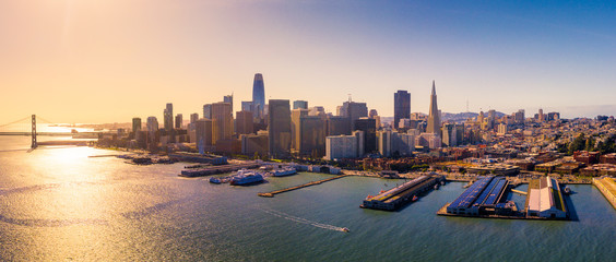 Wall Mural - View of San Francisco Skyline from the Bay