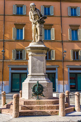 Sticker - Statue of Luigi Galvani in Bologna, Italy