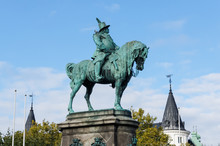 Charles X Gustav Of Sweden Statue In Malmo, Sweden