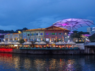 Sticker - Clarke Quay in Singapore