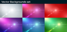 Vector Background Abstract Light Lens Flair Effect.