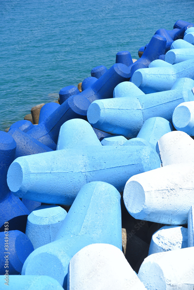 テトラポット＠アメリカンビレッジ Stock Photo | Adobe Stock