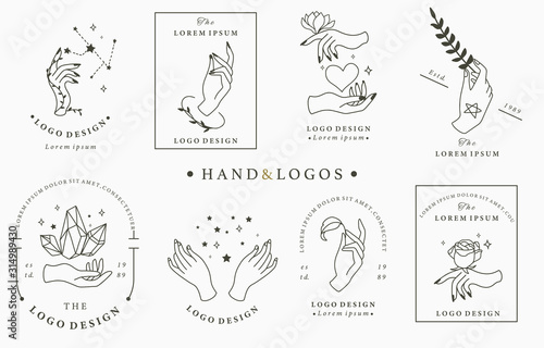 Beauty Boho Logo Collection With Hand Rose Crystal Heart Star Vector Illustration For Icon Logo Sticker Printable And Tattoo Stock Vector Adobe Stock Beauty Boho Logo Collection With Hand Rose Crystal Heart Star Vector Illustration For Icon Logo Sticker Printable And Tattoo Stock Vector Adobe Stock