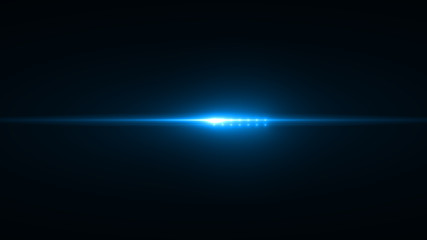 abstract of lighting for background. digital lens flare in dark background
