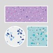 © Kariotta_Art - Terrazzo colorful set pattern design. Abstract background pastel color wallpaper vector.