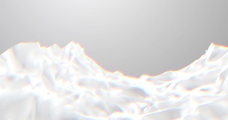 white low poly background with prism effect and rainbow rgb colors. polygonal 3d meshes background t