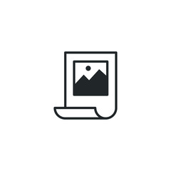 Poster - flyer icon template color editable. brochure symbol vector sign isolated on white background illustration for graphic and web design.
