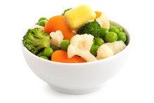 Mixed Vegetables In Bowl.