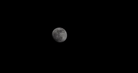 detailed lunar timelapse with its valleys and craters.