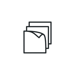 Poster - Layers icon template color editable. Layers symbol vector sign isolated on white background illustration for graphic and web design.