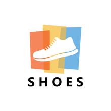 Modern Shoes Logo Template Design