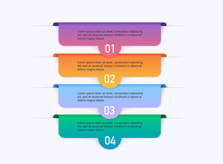 Wall Mural - Voucher template with color gift box,certificate. Background design coupon, invitation, currency. Vector illustration.